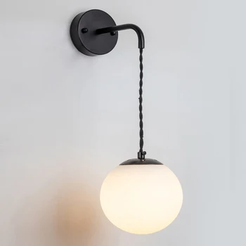 Inclus Cu Bec LED 12w Post-Modern de Aur/Negru LED Sârmă Lampă de Perete Cu Bile de Sticlă Pentru Scara Camera de zi Dormitor [B1245]