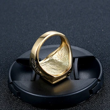 -inel cu pecete de Aur mare mare masonice inel pentru om bărbați inele de aur din oțel inoxidabil punk barbati inel de Aur de sex masculin accesorii mândrie