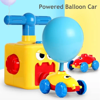 Inerțiale De Aer Alimentat Masina Balon Puzzle Jucarii De Educație Experiment Distractiv Inerțiale Jucărie Interactivă Pentru Copii Masina De Curse Jucarii