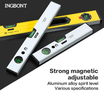INGBONT Nou Nivel de Spirit Conducător Raportor Digital Unghi Finder Cu/Fără Magneți Inclinometer 226-600MM Panta Test Tool