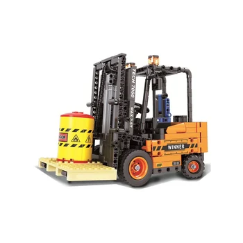 Inginerie Vehicul Compatibil Legoing Tehnica Stivuitor Cilindri Compactori Macara Camion Wheel Excavator Mecanic Constructii Blocuri Jucarii