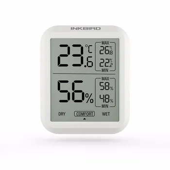 Inkbird ITH-20 Precise Electronic Digital Termometru Higrometru de Măsurare Rapidă pentru Temperatură și Umiditate Metru de Alarmă Vreme