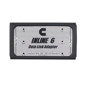 INLINE 6 Legături de Date Adaptor Grele Instrument de Diagnosticare Scanner Set Complet cu 8 Camion de cablu de interfață de Diagnosticare inline 6