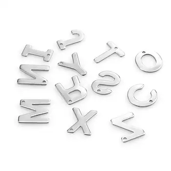 Inox O-Z Inițialele Alfabetul Farmec Pentru a Face Bijuterii din Metal-Z Scrisoare Farmece en-Gros 26pcs