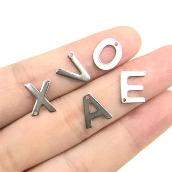 Inox O-Z Inițialele Alfabetul Farmec Pentru a Face Bijuterii din Metal-Z Scrisoare Farmece en-Gros 26pcs