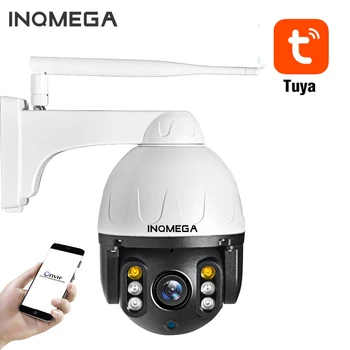 INQMEGA 2MP Tuya PTZ Camera IP Wifi Mini Speed Dome de Exterior rezistent la apa camera de securitate de Origine Metal Material Viziune de Noapte