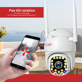 INQMEGA de Urmărire Automată aparat de Fotografiat PTZ IP 1080P Speed Dome WiFi Wireless, CCTV aparat de Fotografiat în aer liber, Supraveghere de Securitate aparat de Fotografiat Impermeabil