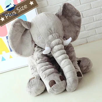 Ins Elefant Drăguț Îmbrățișezi Perna de Plus Dimensiune pentru Copil pentru Sugari, Copii Dorm Pereche Jucărie de Pluș Sarcinii Formă de U Perna Copilului Cadou