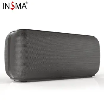 INSMA S600 60W Wireless Bluetooth 5.0 Difuzor rezistent la apa IPX5 TWS 24H Timp de Joc Asistent Voce Extra Bass Subwoofer