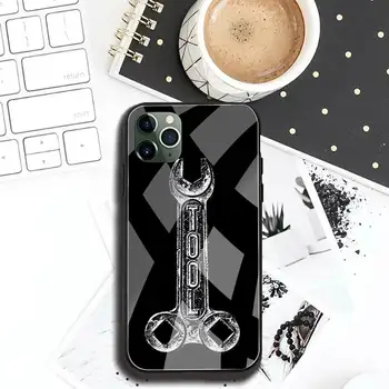 Instrument de trupa de muzică rock Caz Telefon din Sticla Temperata Pentru iPhone 12 pro max mini 11 XR Pro XS MAX 8 X 7 6S 6 Plus SE 2020 caz