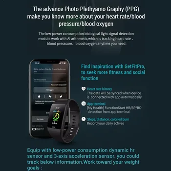 Inteligent Ceas cu GPS Femei Bărbați Respirabil de Înaltă Curea Ceas Sport rezistent la apa cu Apel Memento Mesaj Rata de Inima Smartband