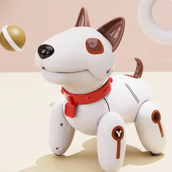 Inteligent de Programare, cum ar Mașină RC Jucărie Câine Cântând Spune Povești de Mers pe jos de Învățământ pentru Copii Electric de Control de la Distanță Câinele
