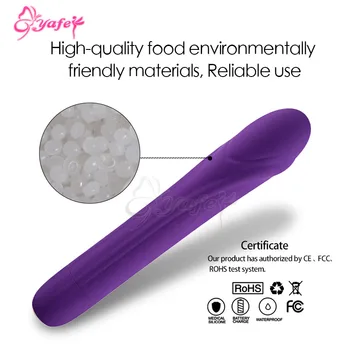 Inteligent de încălzire 10 Viteza de Vibrație Reîncărcabil USB G-spot AV Stick Vibrator Stimulator Clitoris Sex Produsului Jucarie Sexuala