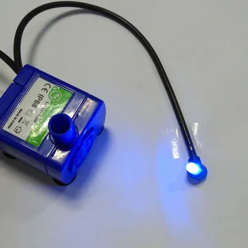 Interfata USB Unic Conceput Albastru Pompa DR-DC160 Cu Led Lumina Albastra Pentru animale de Companie Automat Distribuitor de Apă Picătură de transport maritim