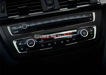 Interior Consola Buton Comutator Cadru de Acoperire Tapiterie 4pc Pentru BMW 3 4 Series F30 F31 F32 F34 2013-2018 Auto accesorii Auto de interior Tapiterie