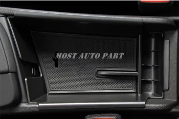 Interior Consola centrala Cotiera Introduce Cutie de Depozitare Tava Pentru BMW X1 F48 2016-2019 Auto accesorii Auto de interior decor