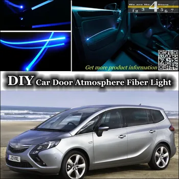 Interior de Lumină Ambientală Reglare Atmosfera de Fibra Optica Banda de Lumini Pentru Opel Zafira A / B / C Pentru Chevrolet Zafira Tourer în Interiorul