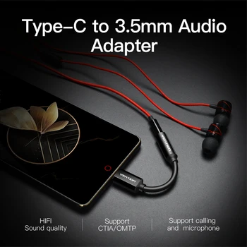 Intervenție de Tip c-3.5 mm jack pentru Căști de 3,5 AUX USB C Cablu Pentru Huawei P30 pro Xiaomi Mi 9 8 se Oneplus 7 pro Audio USB Adaptor de C