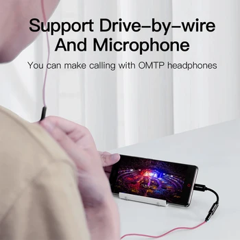 Intervenție de Tip c-3.5 mm jack pentru Căști de 3,5 AUX USB C Cablu Pentru Huawei P30 pro Xiaomi Mi 9 8 se Oneplus 7 pro Audio USB Adaptor de C