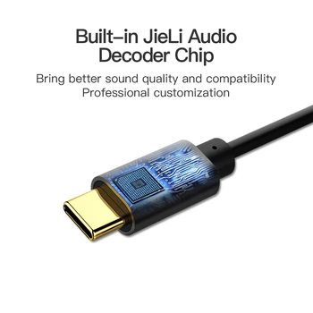 Intervenție de Tip C pentru Jack de 3,5 mm Converter Casti Audio Cablu Adaptor USB de Tip C pentru Căști de 3,5 mm pentru Xiaomi 6 Letv 2 pro2 max