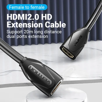 Intervenție Extender HDMI 4K/60Hz HDMI Cablu prelungitor HDMI 2.0 de sex Feminin la femei Cablu de Extensie pentru PS4/3 HDTV PC HDMI Extender