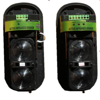 IR de mișcare în aer liber alarma Fotoelectric Fereastră Perete Barieră de Apărare Activă Infraroșu Intruziune Dual două Duble 2 Senzor Fascicul Detector
