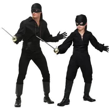IREK Nou Partid Costum de Halloween Baieti Copii Grand Theft Auto Zorro Robin Hood Vest Cosplay Costum