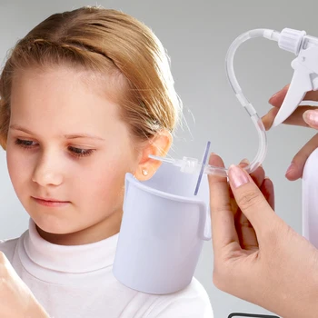Irigare ureche Kit de Curățare Ureche Ceara de Îndepărtare Kit Cu Ureche de Spălat Seringa Stoarce Bec Cerumen Remover pentru Adulți Copii Ingrijirea urechilor