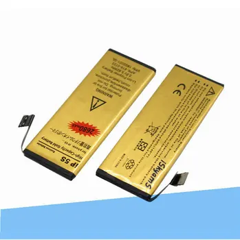ISkyamS 1x 2680mAh 0 zero ciclul de Înlocuire de Aur Li-Polimer Baterie Pentru iPhone 5S 5 Baterii de acumulatori + Instrumente de Reparare Kit