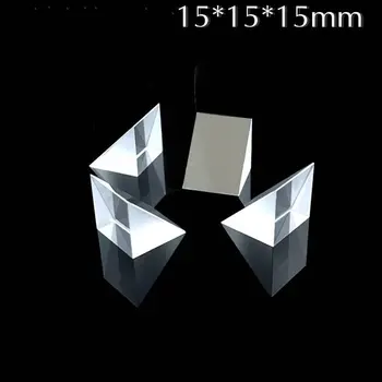 Isoscel Chiar Prismă în Unghi de 45 de Grade 15*15*15 MM Sticlă Optică Mici Inspecție Vizuală Diamant Oglindă