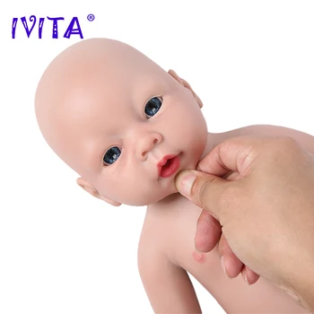 IVITA WB1506 51cm 3.2 kg de Silicon Renăscut Baby Doll Realist Băiat Bebe de Educație Timpurie Jucării Simulate pentru Copii Cadou de Crăciun