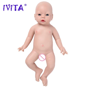 IVITA WB1506 51cm 3.2 kg de Silicon Renăscut Baby Doll Realist Băiat Bebe de Educație Timpurie Jucării Simulate pentru Copii Cadou de Crăciun