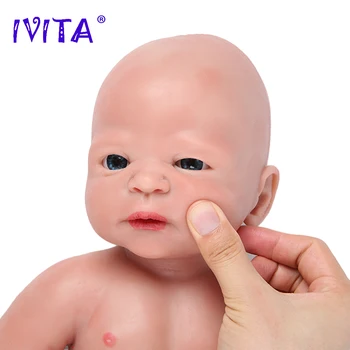 IVITA WB1511 56cm 5kg Corp Plin de Silicon Păpuși Reborn Deschis Ochii Bebe Renăscut Realista Papusa cu Haine Cadou de Ziua de nastere