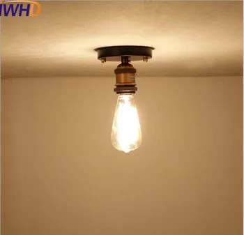 IWHD Edison Loft Epocă Plafon cu LED-uri Corpuri de iluminat Plafonnier Industriale Lămpi de Tavan Lumini de Iluminat Acasă Lamparas De Techo