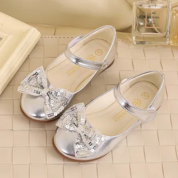 IYEAL Copii Pantofi de Prințesă Cu Fluture Noua Moda Fete Paiete Nunta Petrecere Copii, Pantofi pentru Copii pentru Fete Școală de Dans