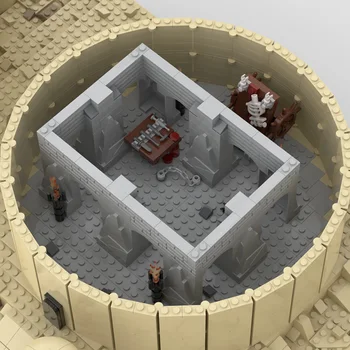 Jabba ' s Palace pe Tatooine Model Desert Palace Deșert Sat Blocuri Arhitectura Bisericii Palatul Cărămizi Jucarii Pentru Copii