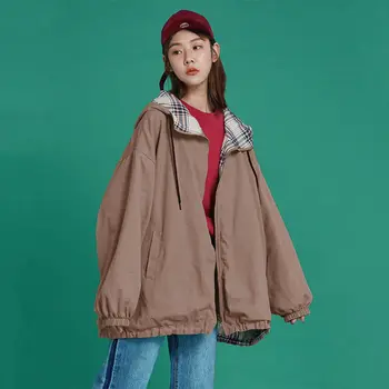 Jachete Femei Carouri Mozaic de Baseball Liber Sporturi de Agrement la Modă Stil coreean Elevii Femei de Toate-meci Uza Ulzzang