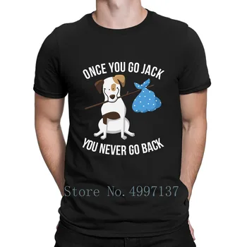 Jack Russell Terrier Odată Ce Te Duci Jack Câine T Camasa Slim Din Bumbac De Primavara Se Potrivesc Respirabil Tipărite S-Xxxl Tricou Naturale