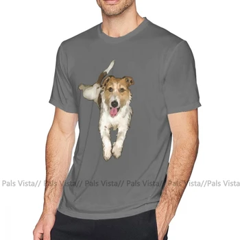 Jack Russell Terrier-Ul T Shirt Lou Lou Seria 3 De La Jack Russell De Salvare T-Shirt Mâneci Scurte 100 Bumbac Tricou Tricou De Sex Masculin