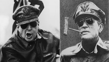 JackJad Armată Militar MacArthur Aviației Stil AO General, ochelari de Soare American Lentile Optice din Sticlă Vintage Aliaj Ochelari de Soare