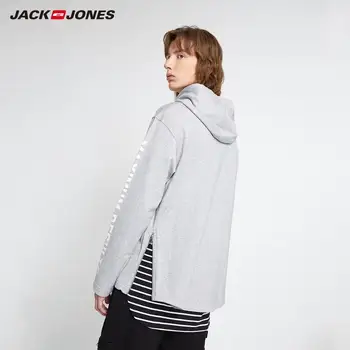 JackJones Bărbați Scrisoarea imprimate Model Streetwear Pulover cu Gluga Hanorac| 219333527