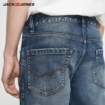 JackJones Men ' s Bumbac Stretch Straight Fit Denim pantaloni Scurți Stil Plajă| 219243513