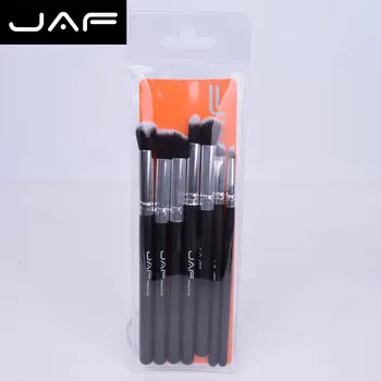 JAF Clasic 7 Buc Pensule de Machiaj Natural Animal Cal Ponei de Par pentru Ochi Frumusete Cosmetice fond de ten Make-up Set de Perie