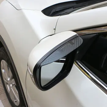 Jameo Auto din Fibra de Carbon Auto Oglinda Retrovizoare Capac Protecție Parasolar Autocolant pentru Nissan X-trail Xtrail T32 Qashqai J11 Murano