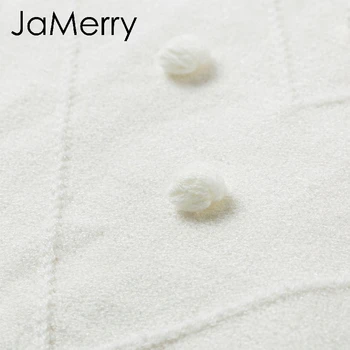 JaMerry de Epocă elegant blana pompon femei pulover Felinar cu maneci tricotate pulover feminin Streetwear casual dulce pulover jumper