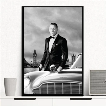 James Bond 007 Panza Pictura Postere Si Printuri De Arta De Perete Poza Decor Decor Acasă Cuadros