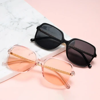 JASPEER Clasice Pătrat Ochelari Cadru Femei Bărbați ochelari de Soare UV400 Brand Designer de Ochelari Ochelari Rame Optice Picioare Metalice