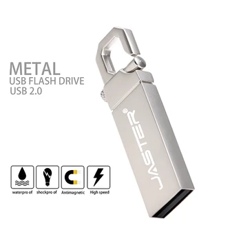 JASTER Metal capacitatea reală usb 2.0 4G 8G 16G Pen Drive 32G Memorie creative unitate flash usb cadou stick usb