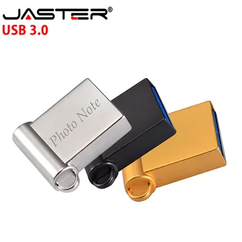 JASTER Mini USB 3.0 Flash Drive 4GB 8G 16G 32G 64G Pendrive Metal Pen Drive USB de Mare Viteză Stick Flash USB(peste 10BUC gratuit logo-ul)
