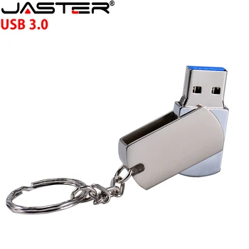 JASTER Portabile de Metal unitate flash usb Pendrive 64GB 32GB 16GB 4GB pen drive mini flash stick de memorie USB cadou Personalizat logo-ul